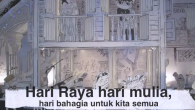 Lagu Kongsi Raya Hari Raya hari mulia, hari bahagia untuk kita semua minta ampun segala dosa ramah mesra bersama keluarga hari raya hari mulia hari bahagia si miskin kaya, ramah mesra sesama kita...